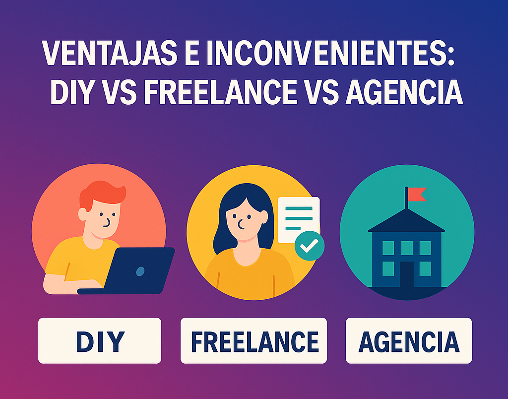 Precio Diseño Web según el tipo de página web - DIY vs Freelance vs Agencia